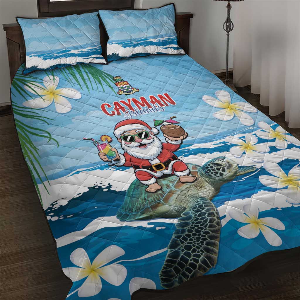 Cayman Islands Christmas Quilt Bed Set Merry Xmas - Wonder Print Shop