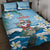Cayman Islands Christmas Quilt Bed Set Merry Xmas - Wonder Print Shop