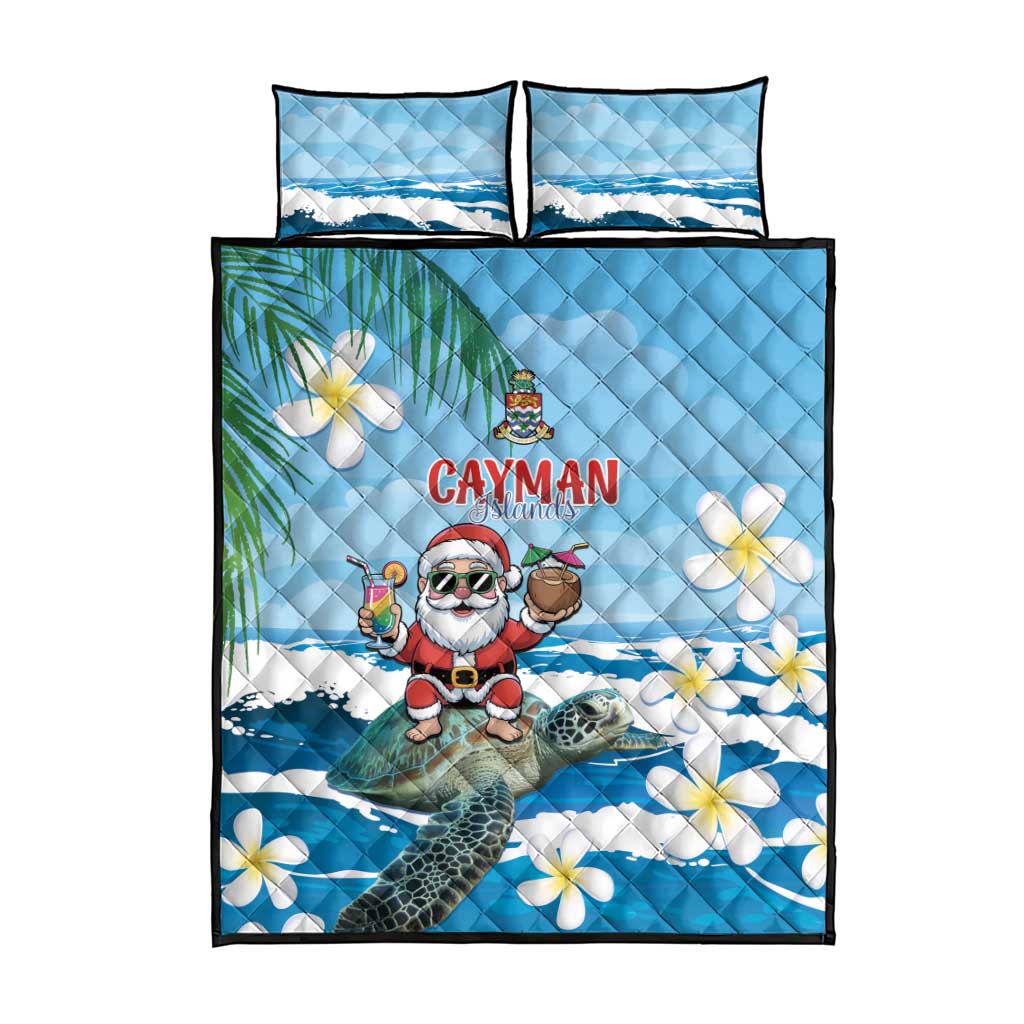 Cayman Islands Christmas Quilt Bed Set Merry Xmas - Wonder Print Shop