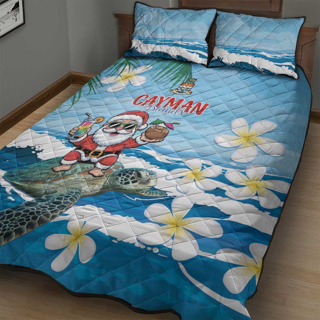 Cayman Islands Christmas Quilt Bed Set Merry Xmas - Wonder Print Shop