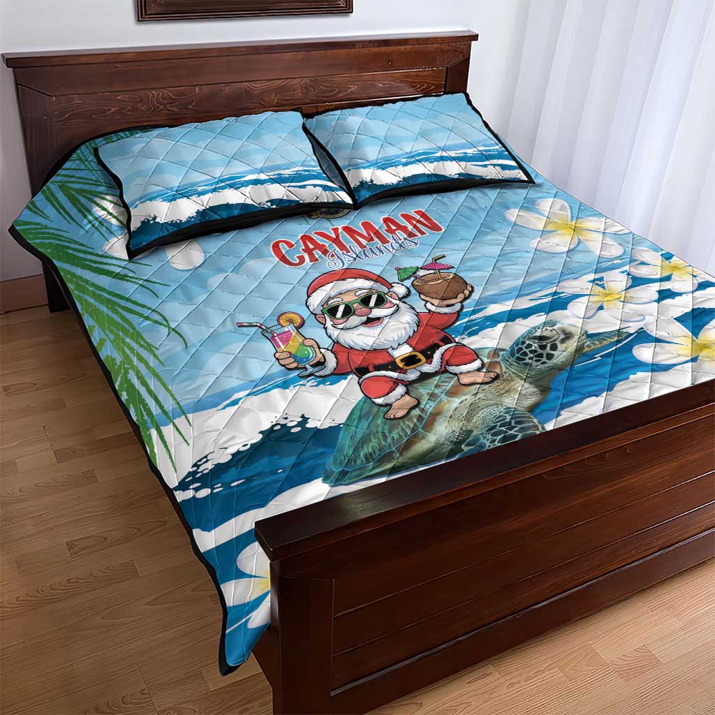 Cayman Islands Christmas Quilt Bed Set Merry Xmas - Wonder Print Shop