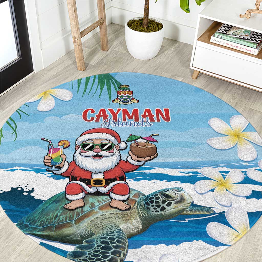 Cayman Islands Christmas Round Carpet Merry Xmas - Wonder Print Shop