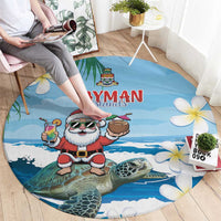 Cayman Islands Christmas Round Carpet Merry Xmas - Wonder Print Shop