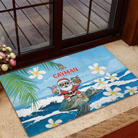 Cayman Islands Christmas Rubber Doormat Merry Xmas - Wonder Print Shop