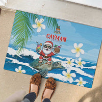 Cayman Islands Christmas Rubber Doormat Merry Xmas - Wonder Print Shop
