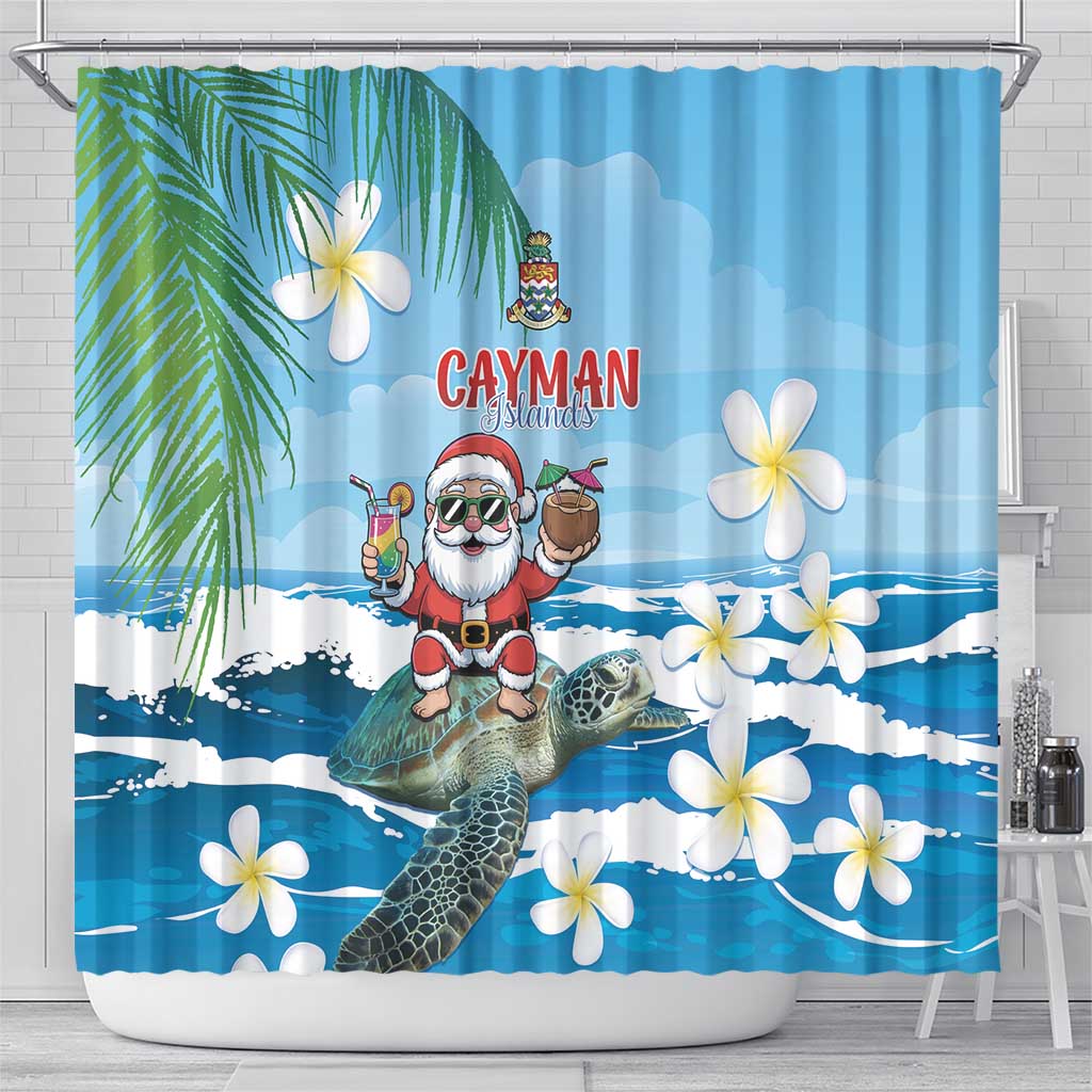 Cayman Islands Christmas Shower Curtain Merry Xmas - Wonder Print Shop