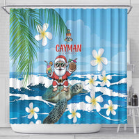 Cayman Islands Christmas Shower Curtain Merry Xmas - Wonder Print Shop