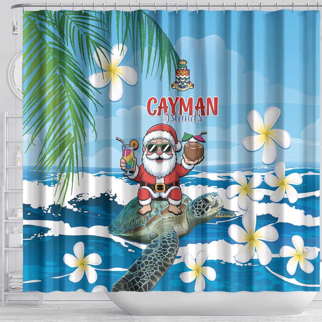 Cayman Islands Christmas Shower Curtain Merry Xmas - Wonder Print Shop