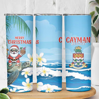 Cayman Islands Christmas Skinny Tumbler Merry Xmas - Wonder Print Shop