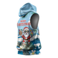 Cayman Islands Christmas Sleeveless Hoodie Merry Xmas - Wonder Print Shop