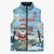 Cayman Islands Christmas Sleeveless Puffer Jacket Merry Xmas - Wonder Print Shop