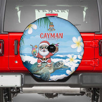 Cayman Islands Christmas Spare Tire Cover Merry Xmas - Wonder Print Shop