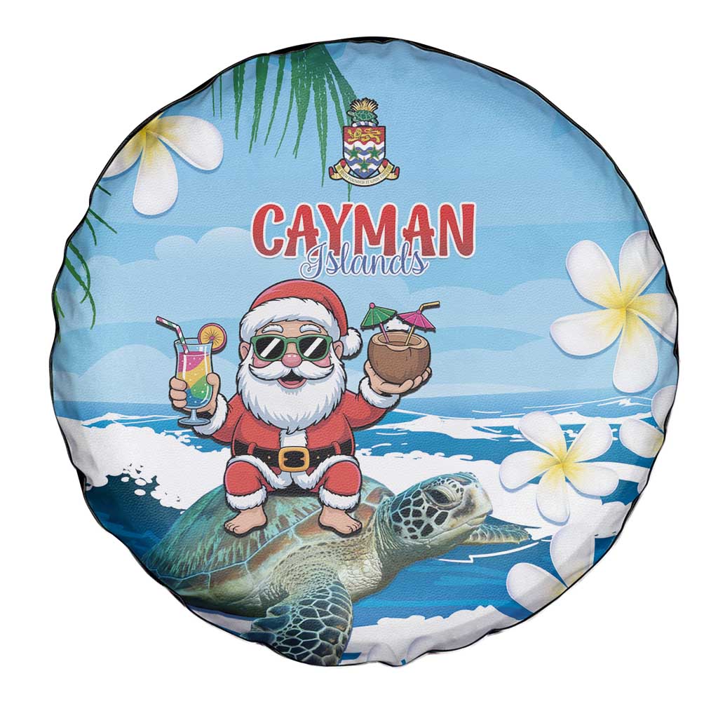 Cayman Islands Christmas Spare Tire Cover Merry Xmas - Wonder Print Shop