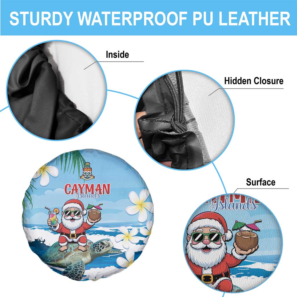 Cayman Islands Christmas Spare Tire Cover Merry Xmas - Wonder Print Shop