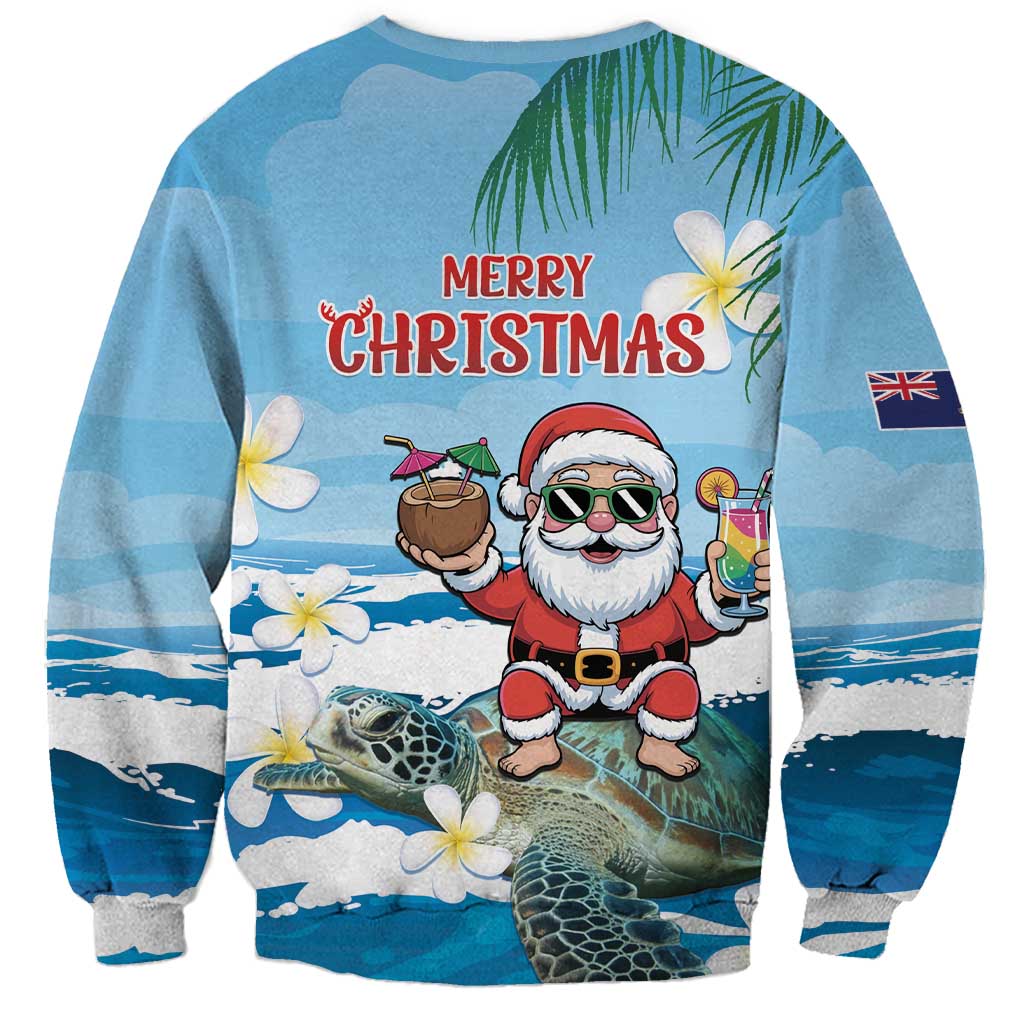 Cayman Islands Christmas Sweatshirt Merry Xmas - Wonder Print Shop