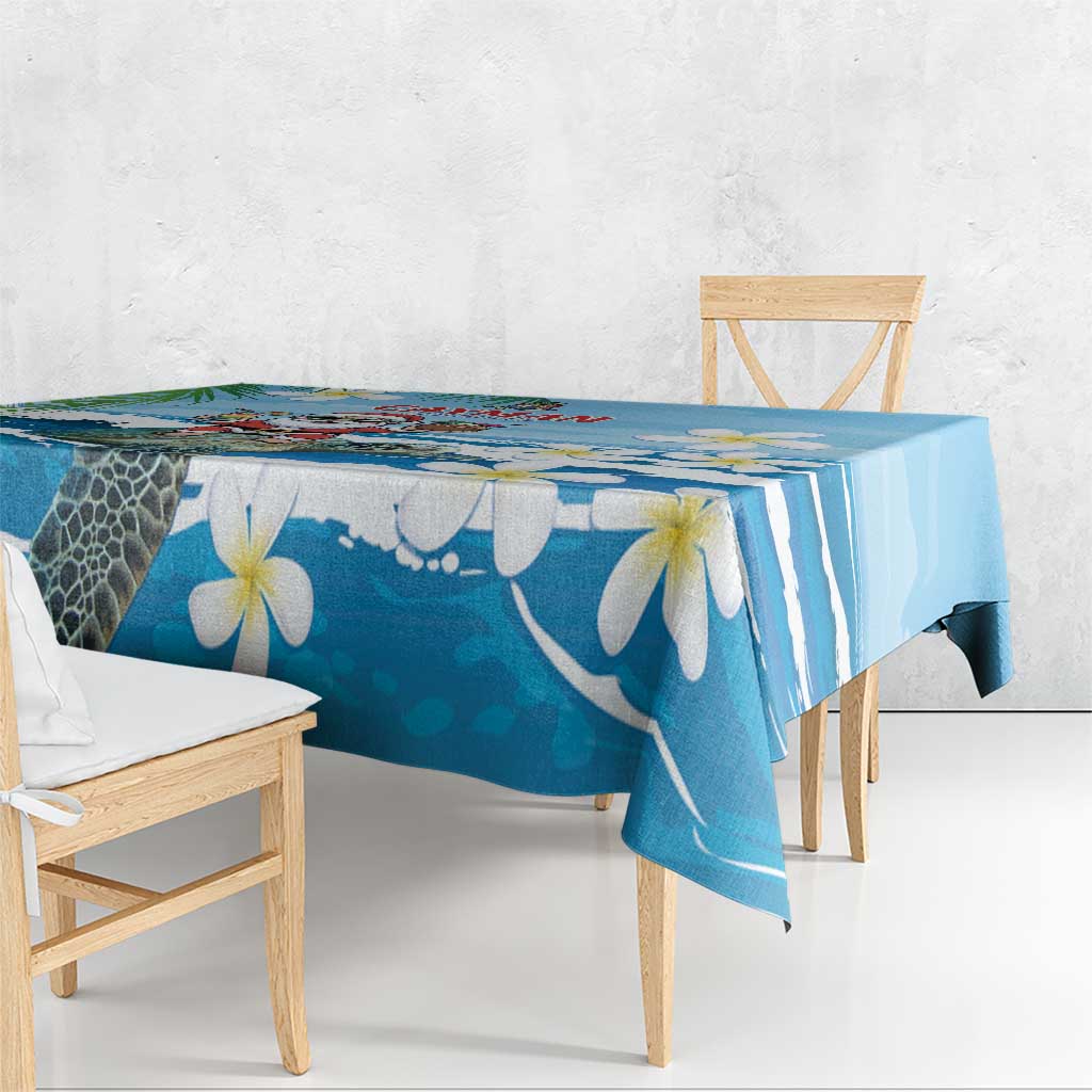 Cayman Islands Christmas Tablecloth Merry Xmas - Wonder Print Shop
