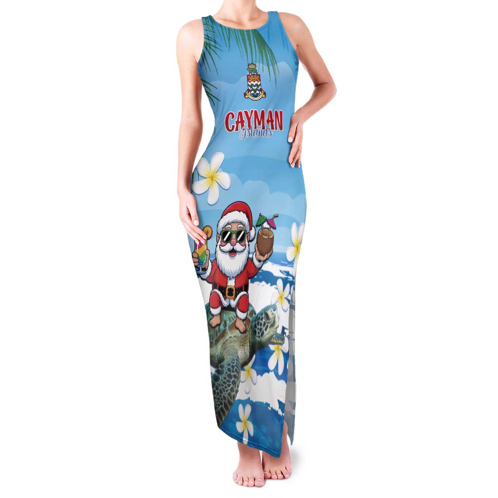 Cayman Islands Christmas Tank Maxi Dress Merry Xmas - Wonder Print Shop