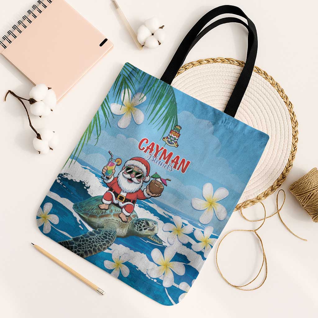 Cayman Islands Christmas Tote Bag Merry Xmas - Wonder Print Shop