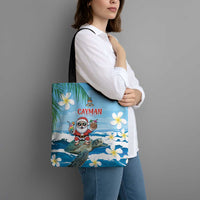 Cayman Islands Christmas Tote Bag Merry Xmas - Wonder Print Shop