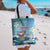 Cayman Islands Christmas Tote Bag Merry Xmas - Wonder Print Shop