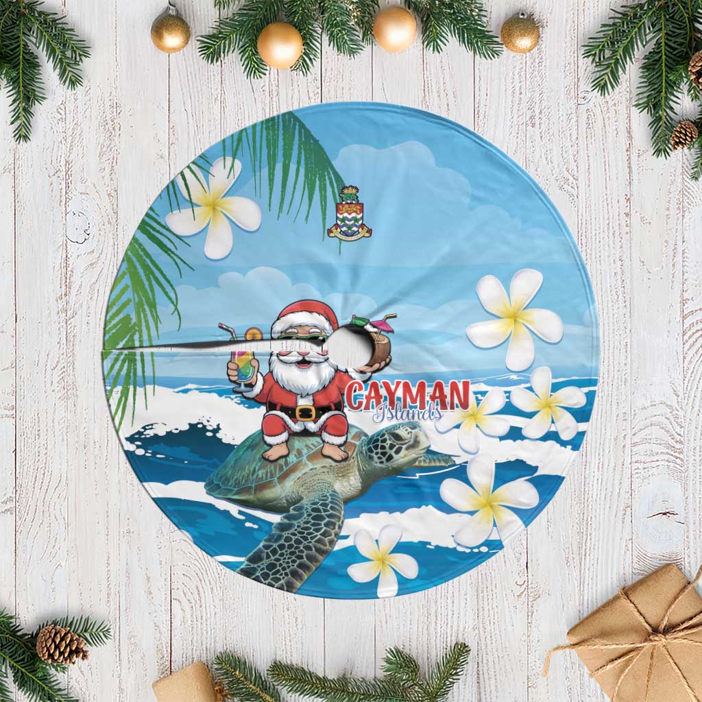 Cayman Islands Christmas Tree Skirt Merry Xmas - Wonder Print Shop