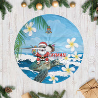 Cayman Islands Christmas Tree Skirt Merry Xmas - Wonder Print Shop