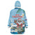 Cayman Islands Christmas Wearable Blanket Hoodie Merry Xmas - Wonder Print Shop