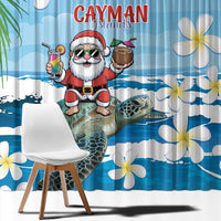 Cayman Islands Christmas Window Curtain Merry Xmas - Wonder Print Shop