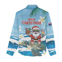 Cayman Islands Christmas Women Casual Shirt Merry Xmas - Wonder Print Shop