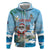 Cayman Islands Christmas Zip Hoodie Merry Xmas - Wonder Print Shop