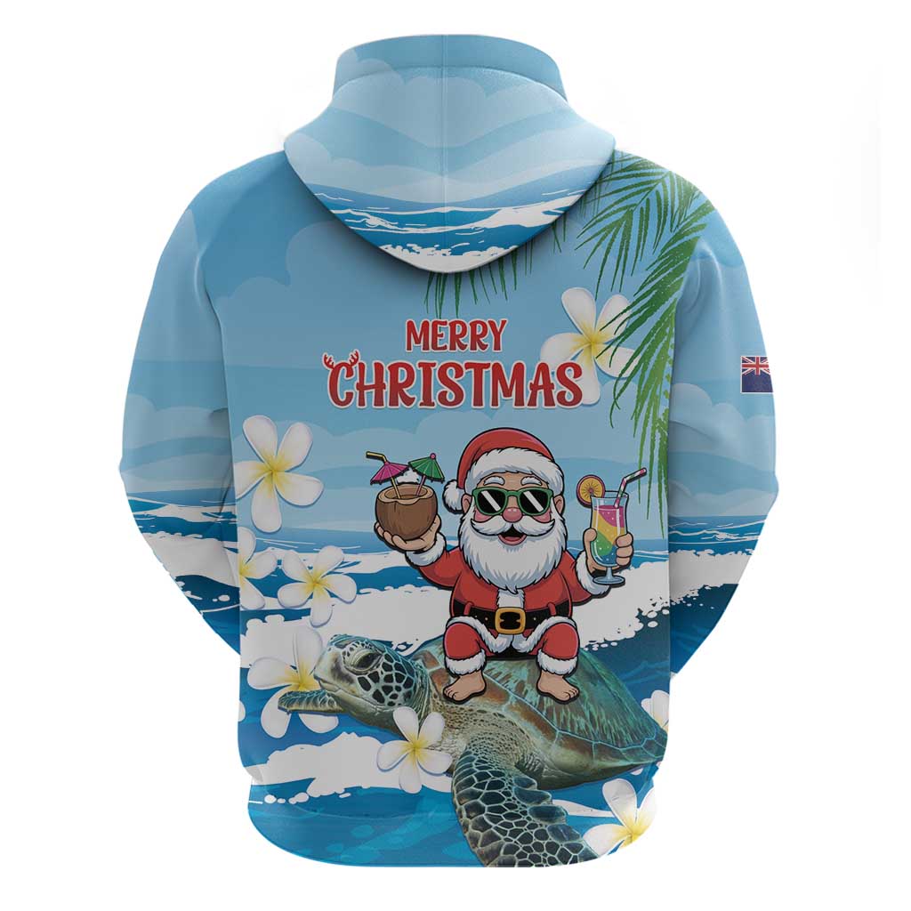 Cayman Islands Christmas Zip Hoodie Merry Xmas - Wonder Print Shop