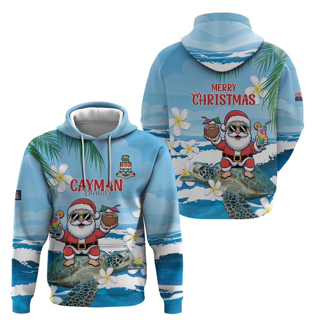 Cayman Islands Christmas Zip Hoodie Merry Xmas - Wonder Print Shop