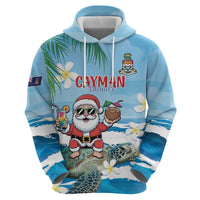Cayman Islands Christmas Zip Hoodie Merry Xmas - Wonder Print Shop