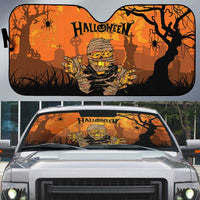 Halloween Egypt Mummy Auto Sun Shade Trick or Treat - Wonder Print Shop