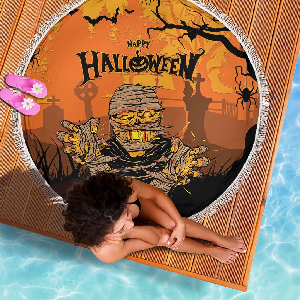 Halloween Egypt Mummy Beach Blanket Trick or Treat - Wonder Print Shop