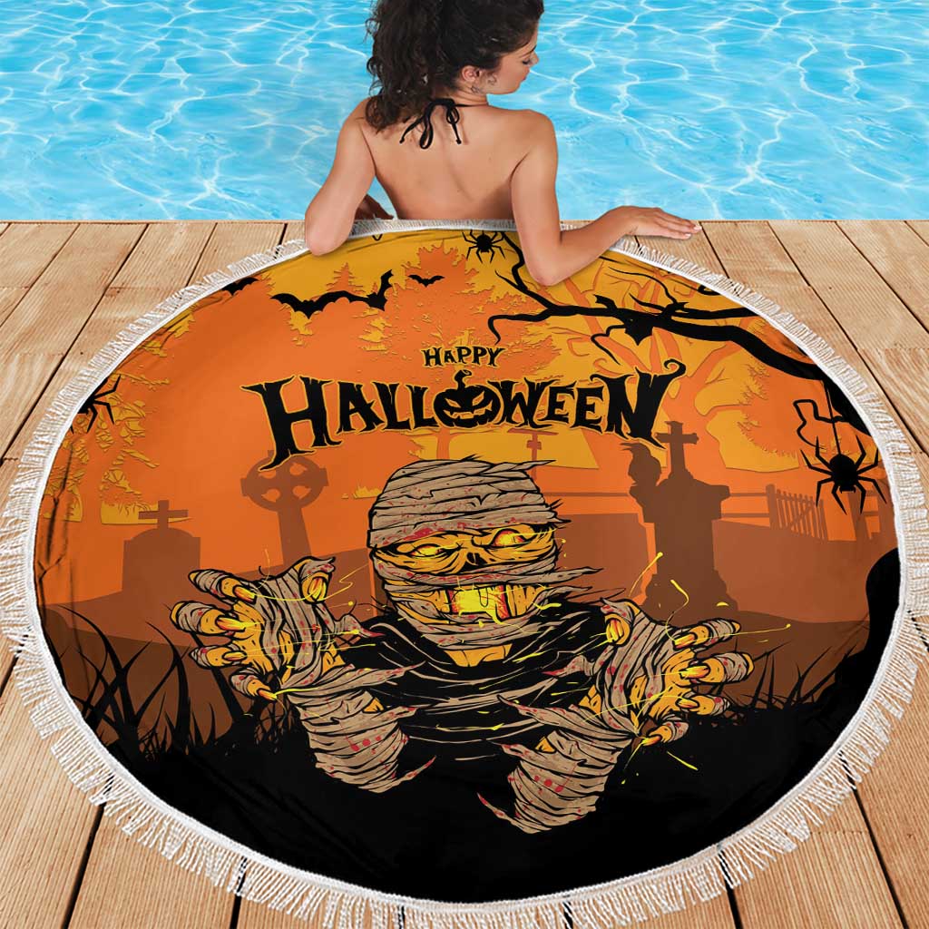 Halloween Egypt Mummy Beach Blanket Trick or Treat - Wonder Print Shop