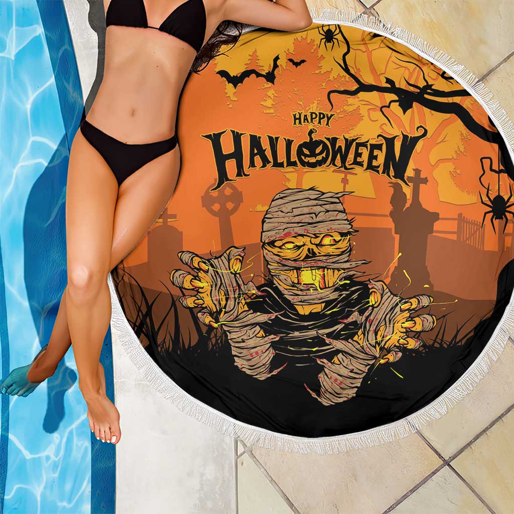 Halloween Egypt Mummy Beach Blanket Trick or Treat - Wonder Print Shop