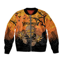 Personalized Halloween Egypt Mummy Bomber Jacket Trick or Treat - Wonder Print Shop