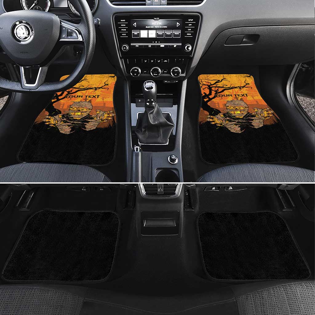 Personalized Halloween Egypt Mummy Car Mats Trick or Treat - Wonder Print Shop