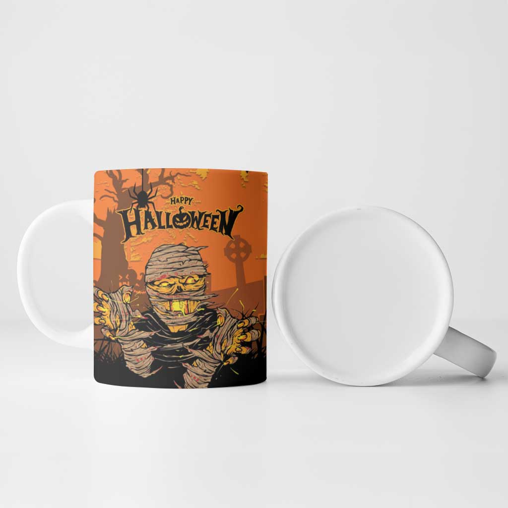 Personalized Halloween Egypt Mummy Ceramic Mug Trick or Treat - Wonder Print Shop
