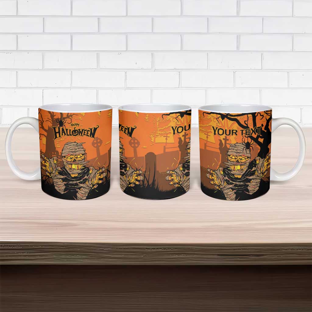 Personalized Halloween Egypt Mummy Ceramic Mug Trick or Treat - Wonder Print Shop