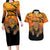 Personalized Halloween Egypt Mummy Couples Matching Long Sleeve Bodycon Dress and Hawaiian Shirt Trick or Treat - Wonder Print Shop