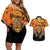 Personalized Halloween Egypt Mummy Couples Matching Off Shoulder Short Dress and Hawaiian Shirt Trick or Treat - Wonder Print Shop