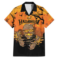 Personalized Halloween Egypt Mummy Family Matching Mermaid Dress and Hawaiian Shirt Trick or Treat - Wonder Print Shop