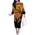 Personalized Halloween Egypt Mummy Family Matching Off The Shoulder Long Sleeve Dress and Hawaiian Shirt Trick or Treat - Wonder Print Shop