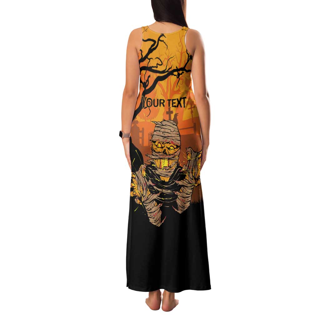 Personalized Halloween Egypt Mummy Family Matching Tank Maxi Dress and Hawaiian Shirt Trick or Treat - Wonder Print Shop