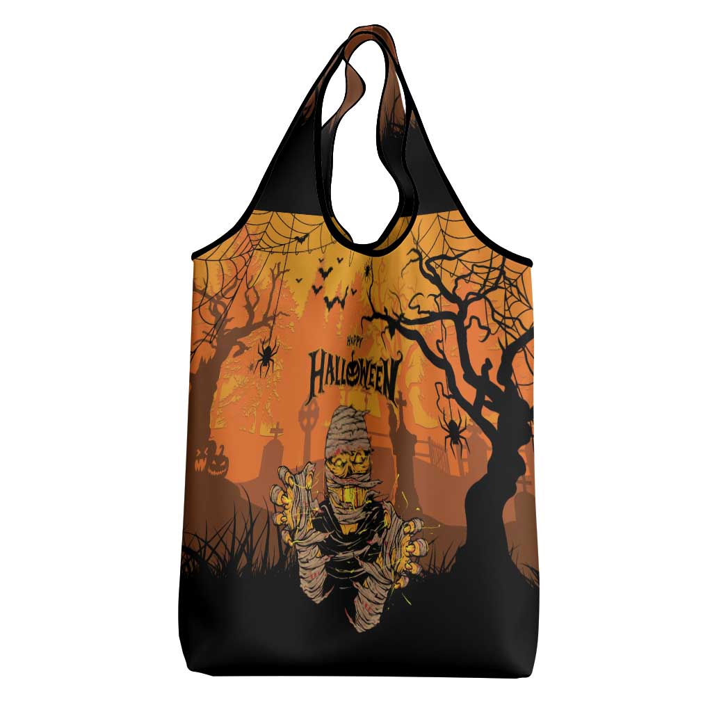 Halloween Egypt Mummy Grocery Bag Trick or Treat - Wonder Print Shop