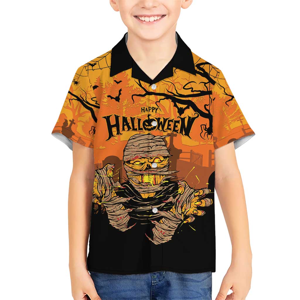 Personalized Halloween Egypt Mummy Hawaiian Shirt Trick or Treat - Wonder Print Shop