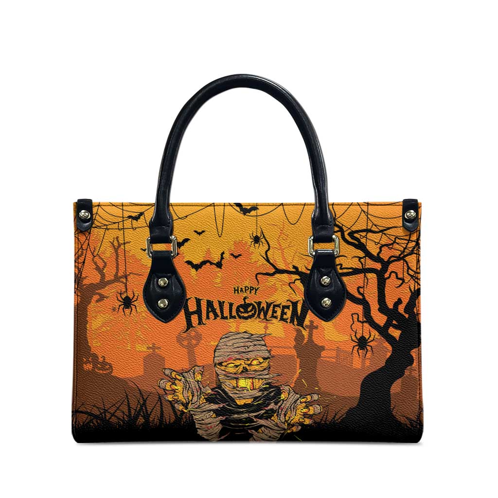 Halloween Egypt Mummy Leather Bag Trick or Treat - Wonder Print Shop