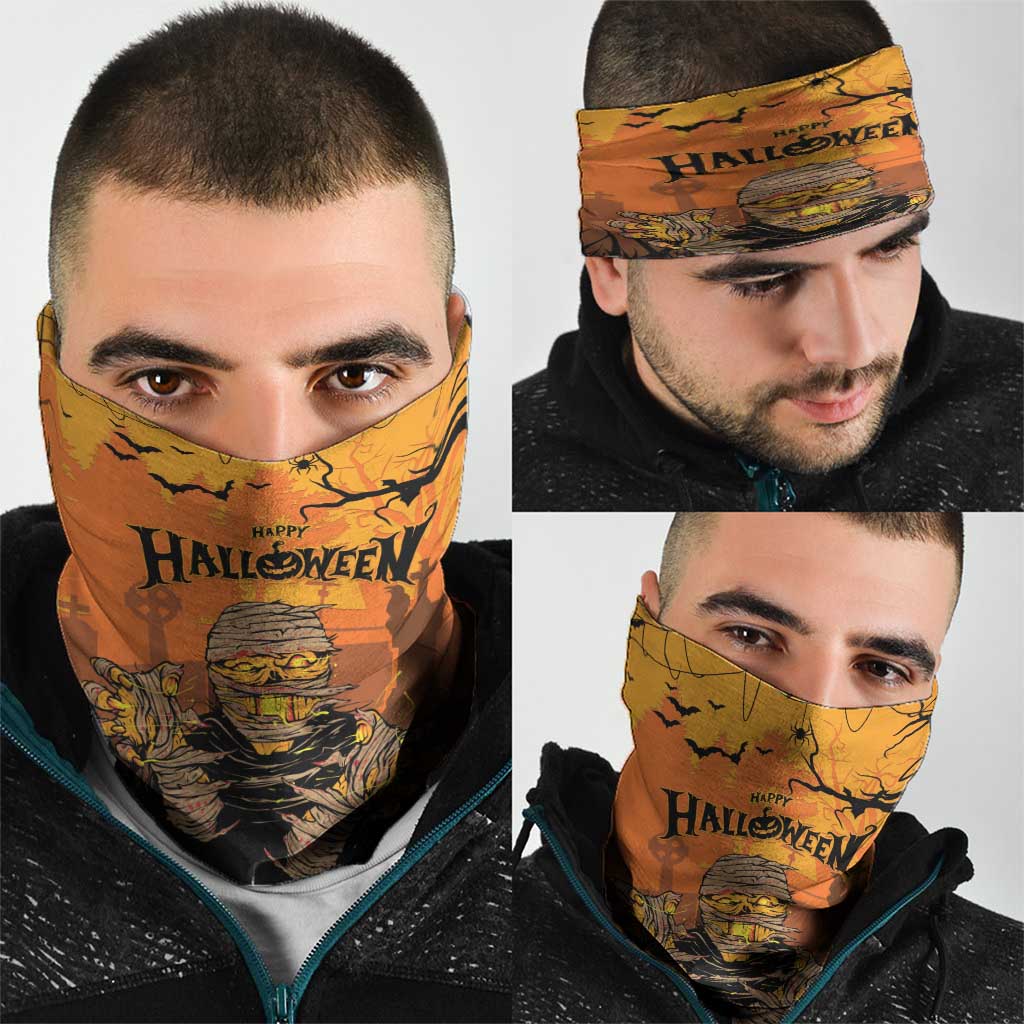 Halloween Egypt Mummy Neck Gaiter Trick or Treat - Wonder Print Shop